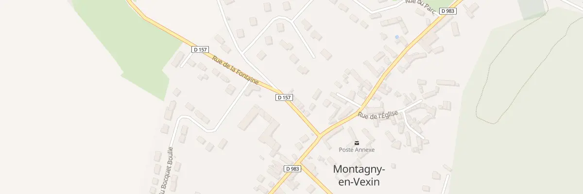 Plan du 7 Rue de la Fontaine à Montagny-en-Vexin