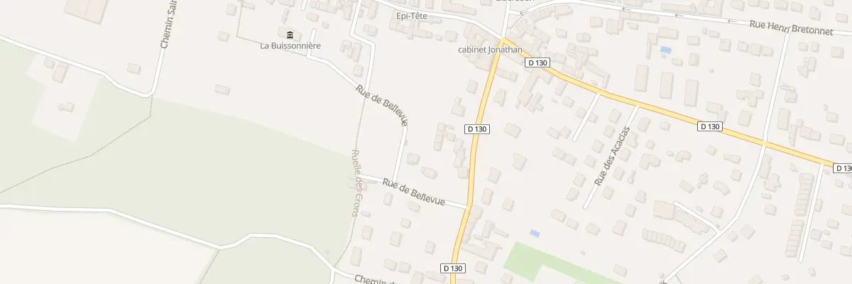 Plan du 10 Rue de Bellevue à Mézières-sur-Seine