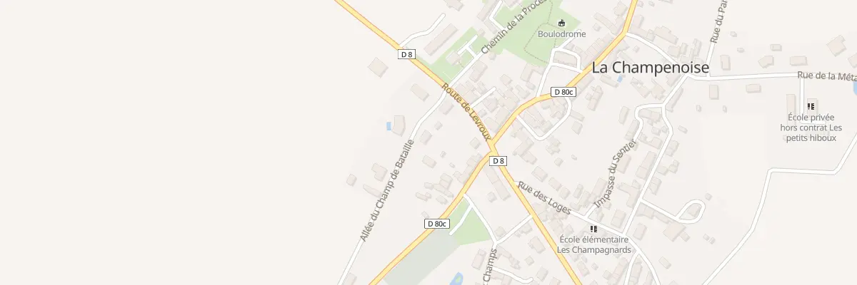 Plan du 1 Le Champ de Bataille à La Champenoise