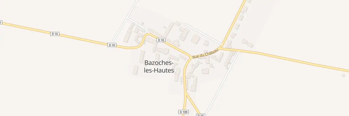 Plan du 2 Rue du Gen Rey à Bazoches-les-Hautes