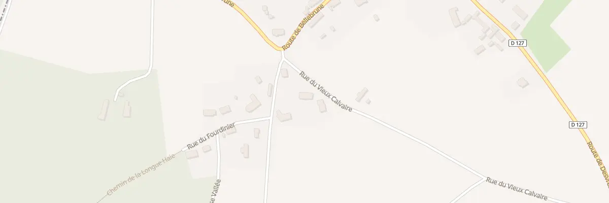 Plan du 2 Rue du Vieux Calvaire à Alincthun