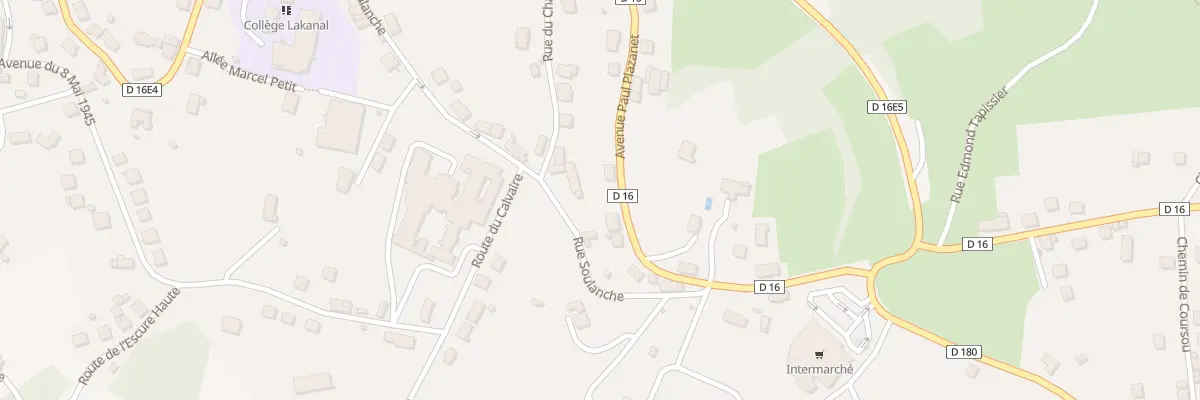 Plan du 32 Av Paul Plazanet à Treignac