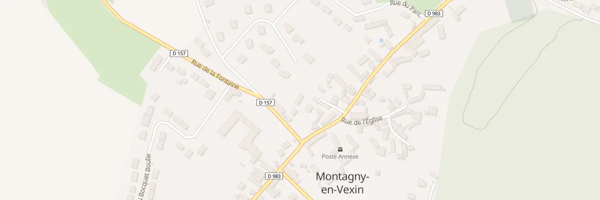 Plan du 1B Rue de la Fontaine à Montagny-en-Vexin