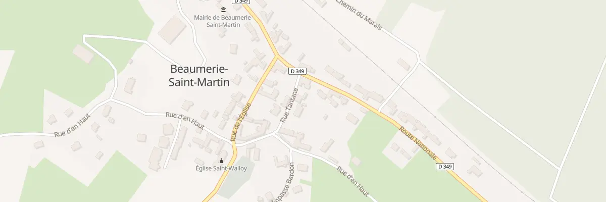Plan du 3 Rue Tantanne à Beaumerie-Saint-Martin