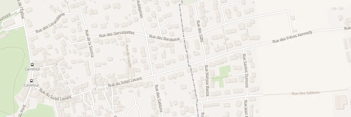 Plan du 6 Rue du soleil Levant à Issou