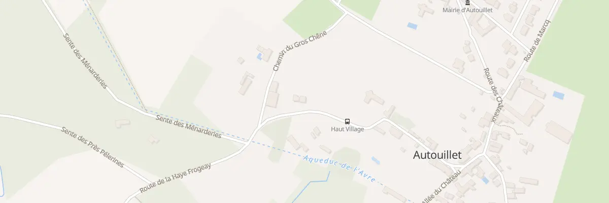 Plan du 8 Rte de la Haye Frogeay à Autouillet