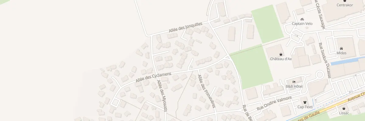 Plan du 24 All des Cyclamens à Coquelles