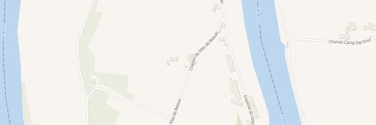 Plan du 81 Bessac à Calvignac