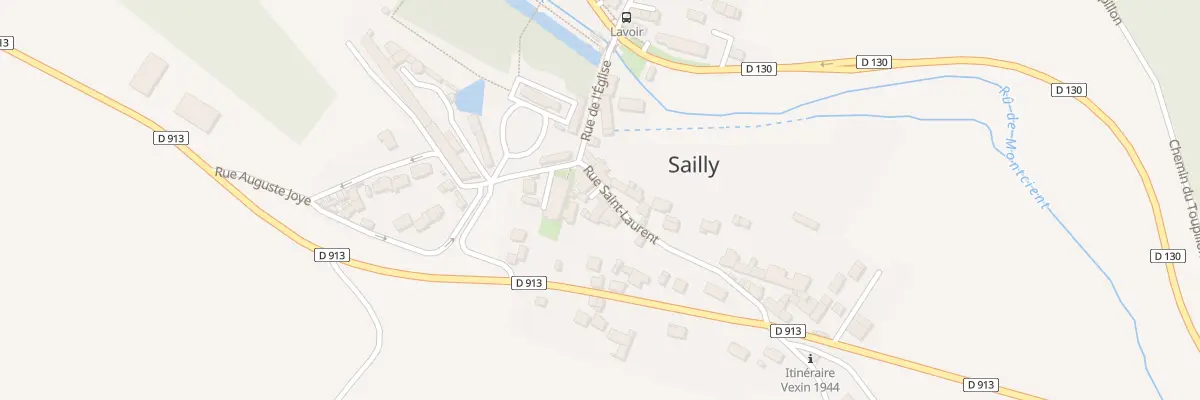 Plan du 4 Rue Saint Laurent à Sailly