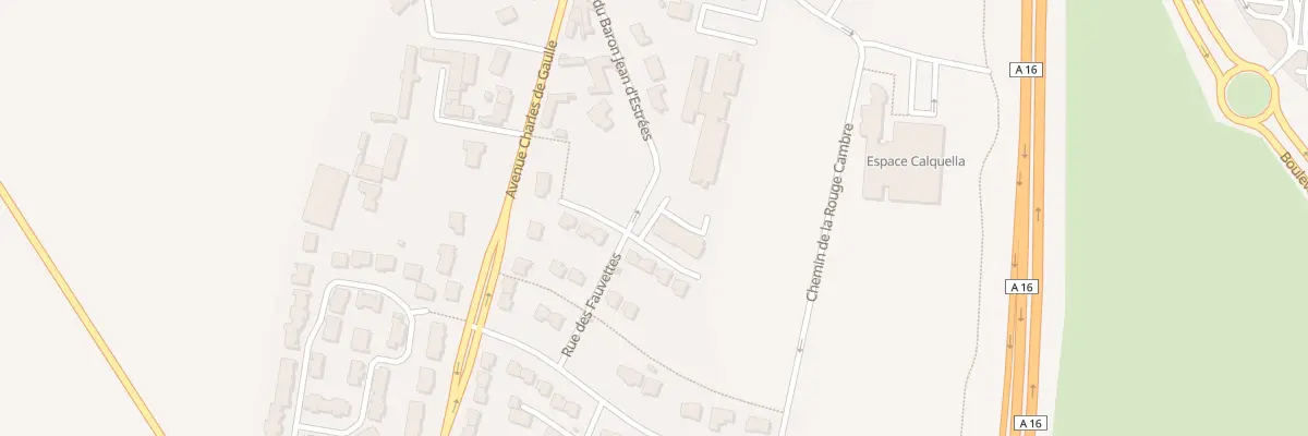 Plan du 14 Rue des Fauvettes à Coquelles