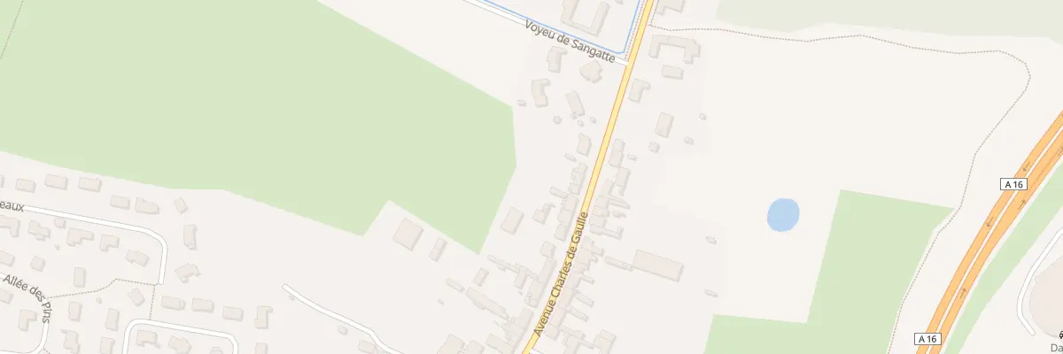 Plan du 800 Av Charles de Gaulle à Coquelles