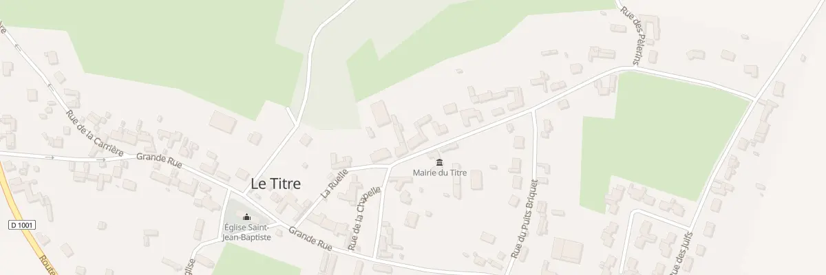 Plan du 9 Rue de la Chapelle au Titre