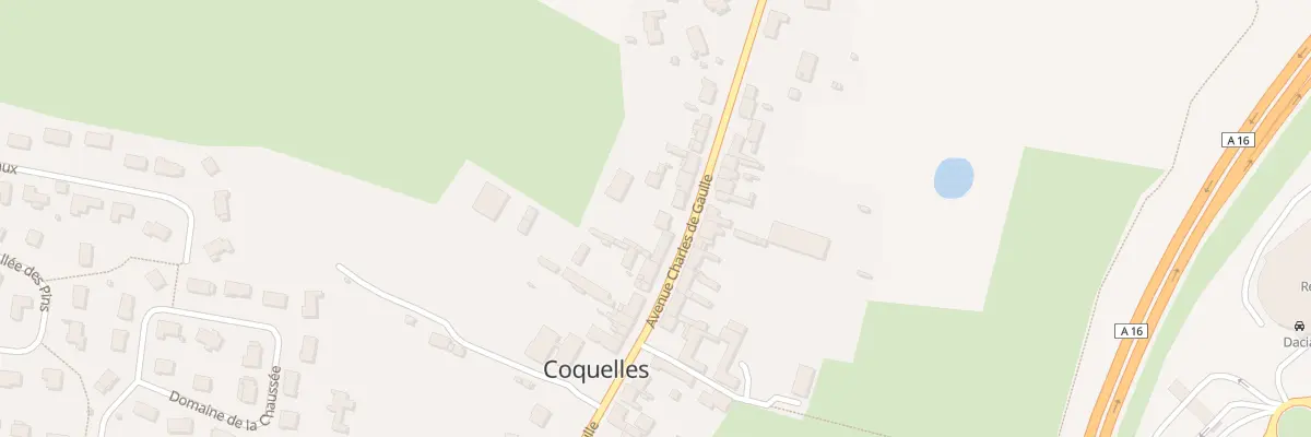 Plan du 860 Av Charles de Gaulle à Coquelles