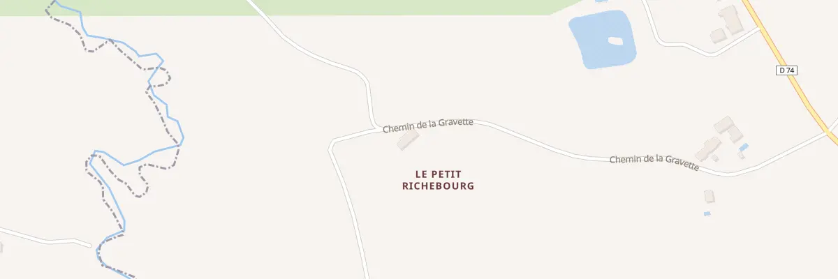 Plan du 1 Le Petit Richebourg à Lys-Saint-Georges