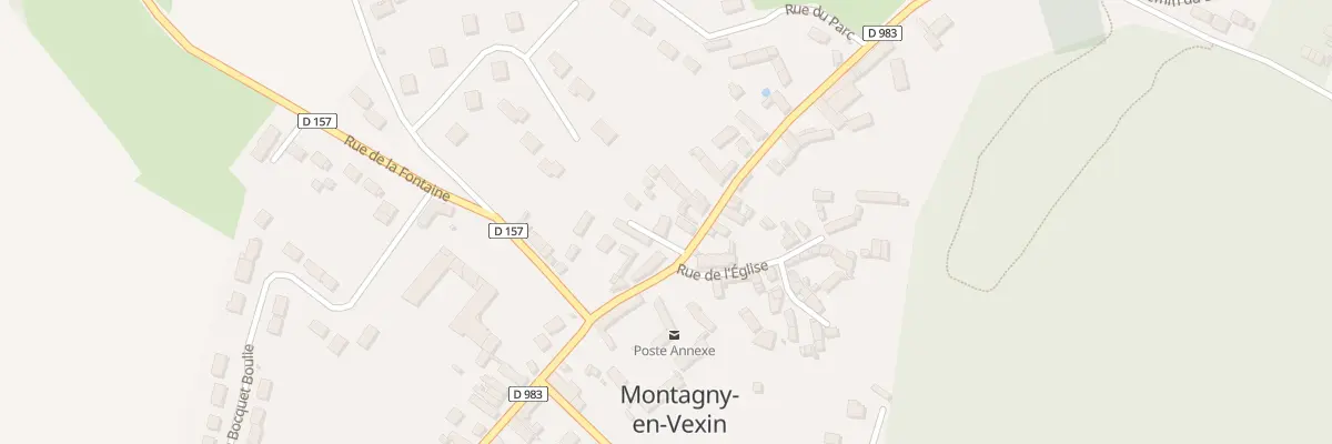 Plan du 4 Rue Moliere à Montagny-en-Vexin