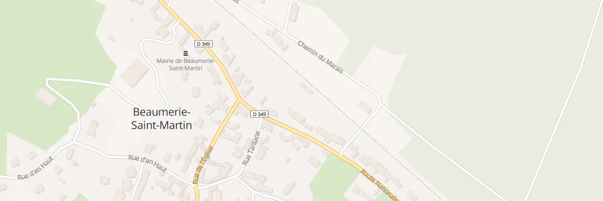 Plan du 69 Rte Nationale à Beaumerie-Saint-Martin