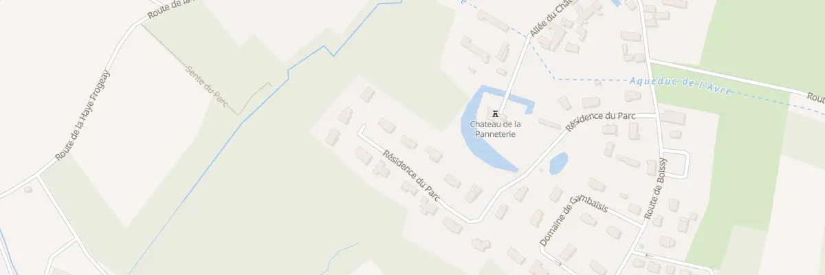 Plan du 8 Res du Parc à Autouillet
