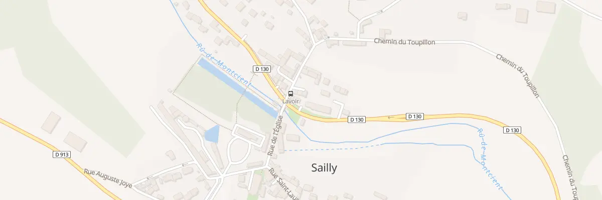 Plan du 5 Rte de la Montcient à Sailly
