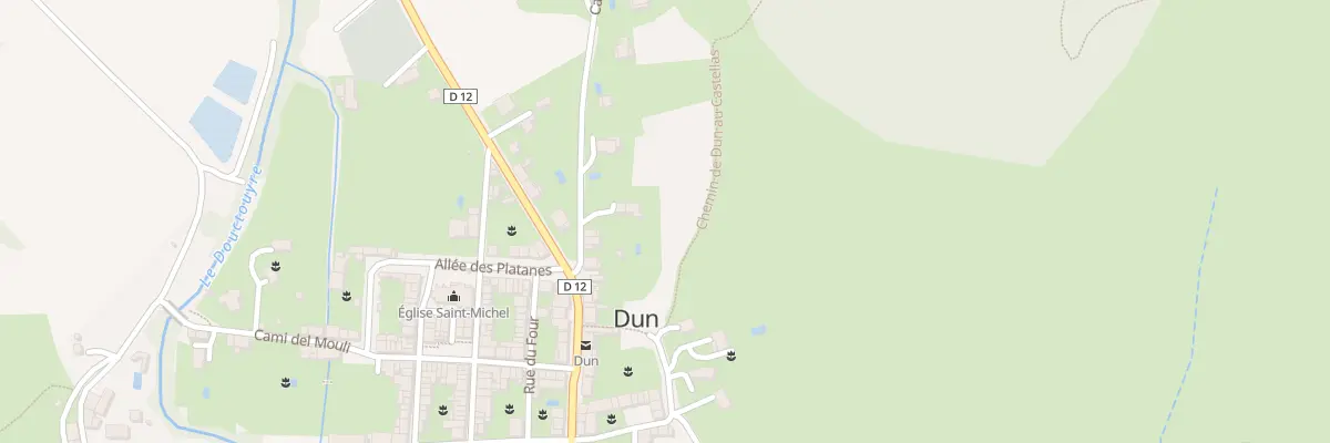 Plan du 7 Naoudis d’En Haut à Dun
