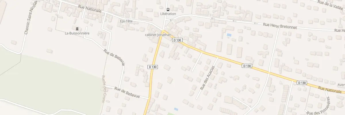 Plan du 55 Rue Nationale à Mézières-sur-Seine