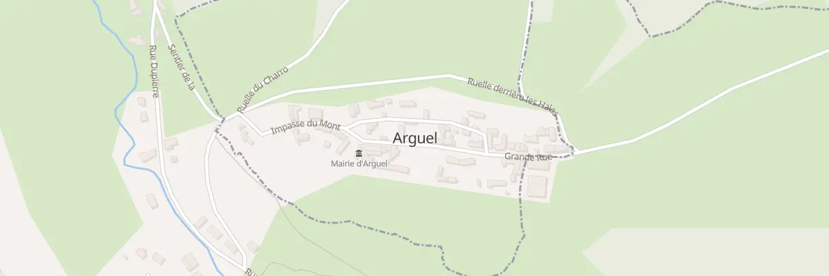 Plan du 17 Gr Grande Rue à Arguel