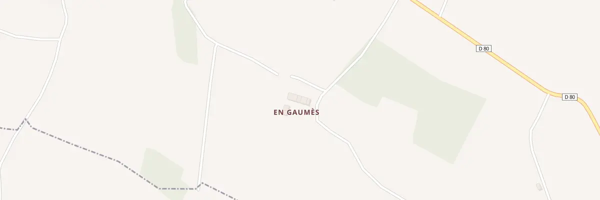 Plan du 32 Emgaumes à Folcarde