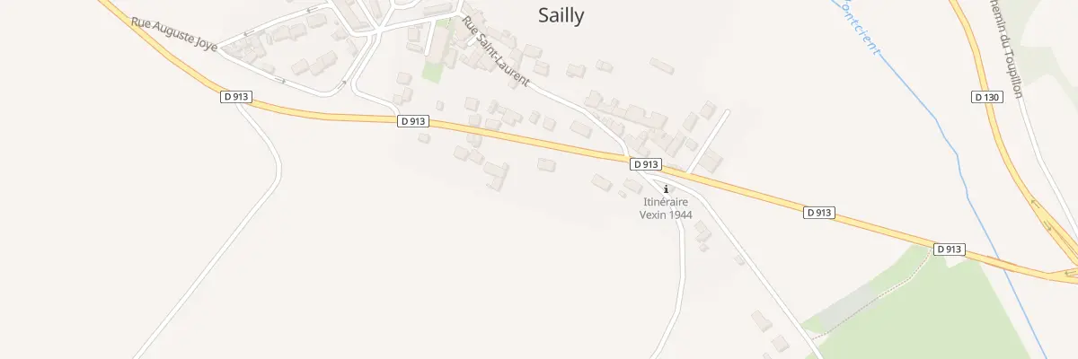 Plan du 5 Rte de Vétheuil à Sailly
