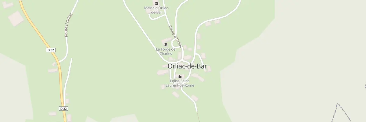 Plan du 5103 Au Bourg à Orliac-de-Bar