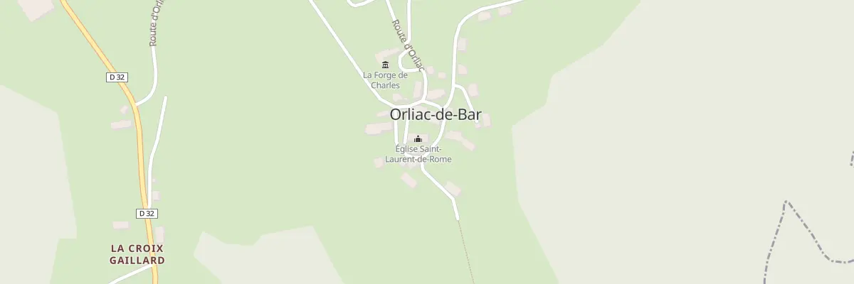 Plan du 5097 Au Bourg à Orliac-de-Bar