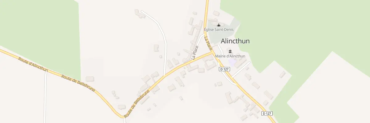 Plan du 2 Rte de Bellebrune à Alincthun