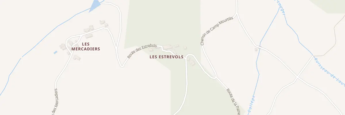 Plan du 5109 Les Estrevols à Saint-Michel-de-Vax