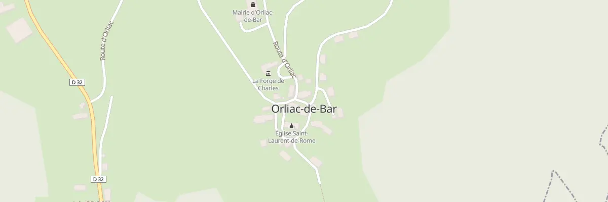Plan du 5099 Au Bourg à Orliac-de-Bar