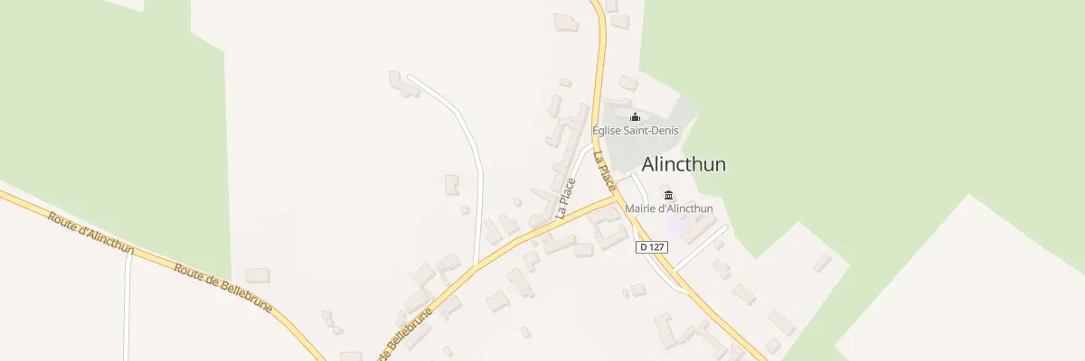 Plan du 11 Vc La Place à Alincthun