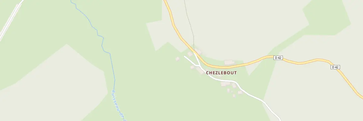 Plan du 3 Chez Lebout à Saint-Éloi