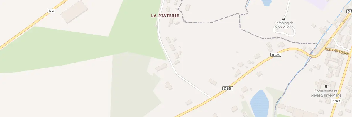 Plan du 34 Rue de la Piaterie à La Chapelle-Saint-Laurian