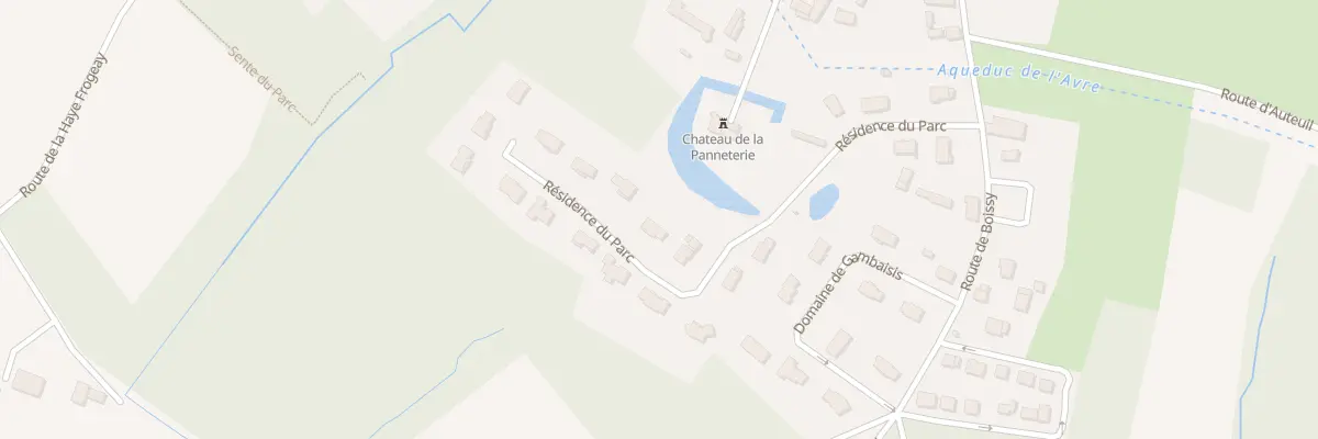 Plan du 12 Res du Parc à Autouillet