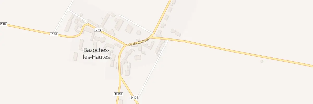 Plan du 7 Rue de la Fortune à Bazoches-les-Hautes