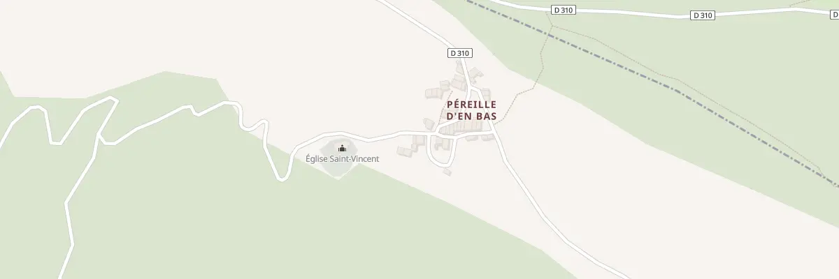 Plan du 8 Pereille de Bas Hameau à Péreille