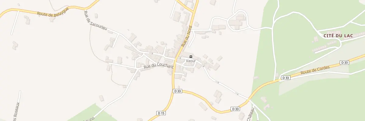Plan du 2 Pl de l’Ormeau à Vaour