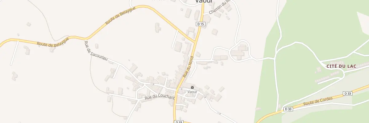 Plan du 8 Rue du Nord à Vaour