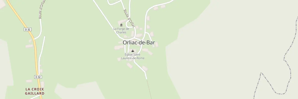 Plan du 5098 Au Bourg à Orliac-de-Bar