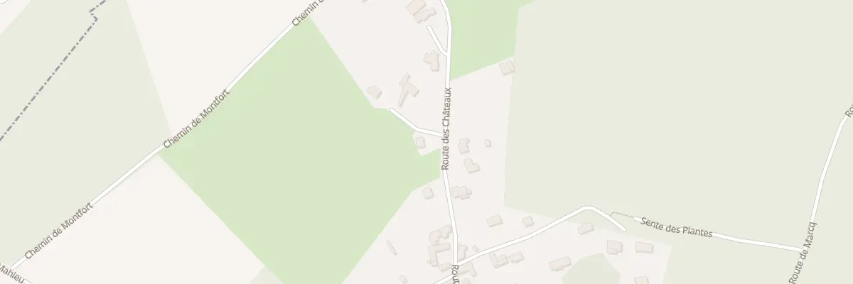 Plan du 3 Sen de la Chaumiere à Autouillet