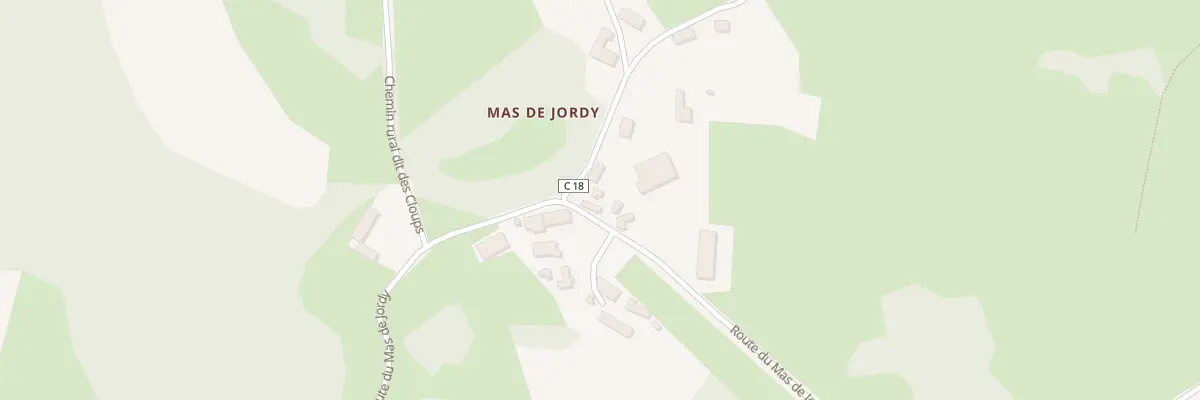 Plan du 3294 Rte du Mas de Jordy à Saint-Sulpice