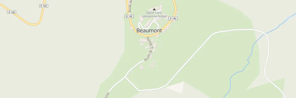 Plan du 5039 Le Bourg à Beaumont