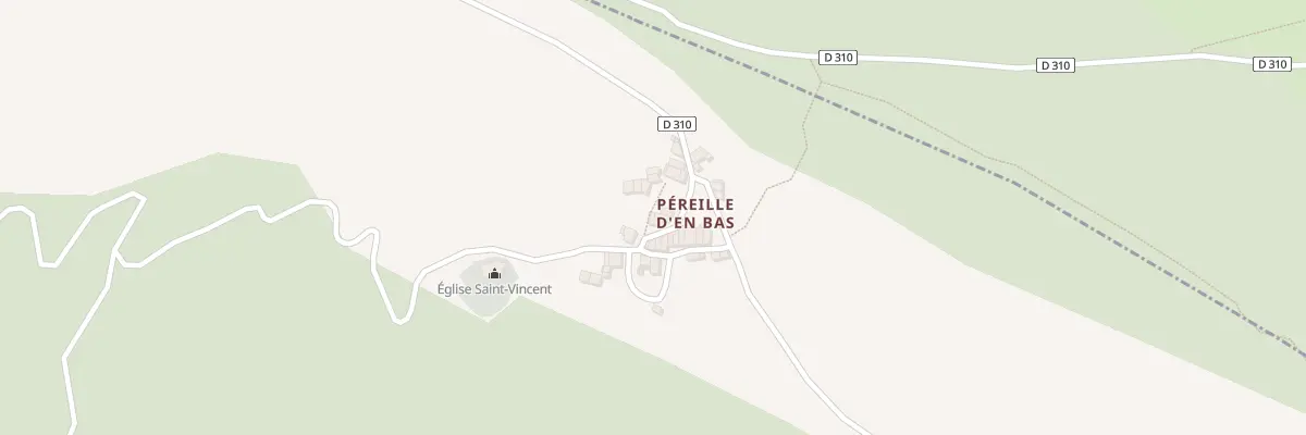 Plan du 11 Pereille de Bas Hameau à Péreille