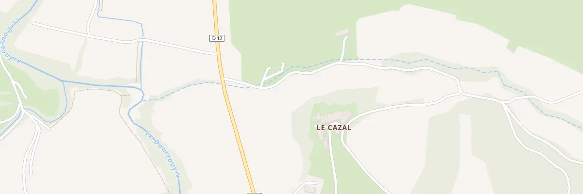 Plan du 146 Hameau du Cazal à Dun