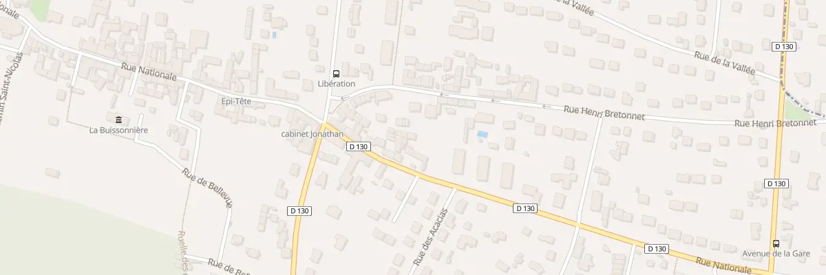 Plan du 68 Rue Nationale à Mézières-sur-Seine
