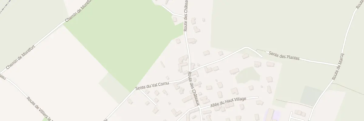 Plan du 12 Rte des Châteaux à Autouillet
