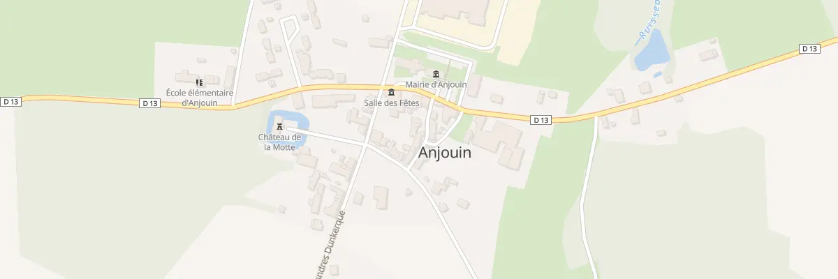 Plan du 3 Rue du Commerce à Anjouin