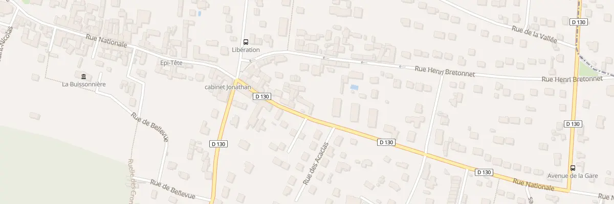 Plan du 66 Rue Nationale à Mézières-sur-Seine